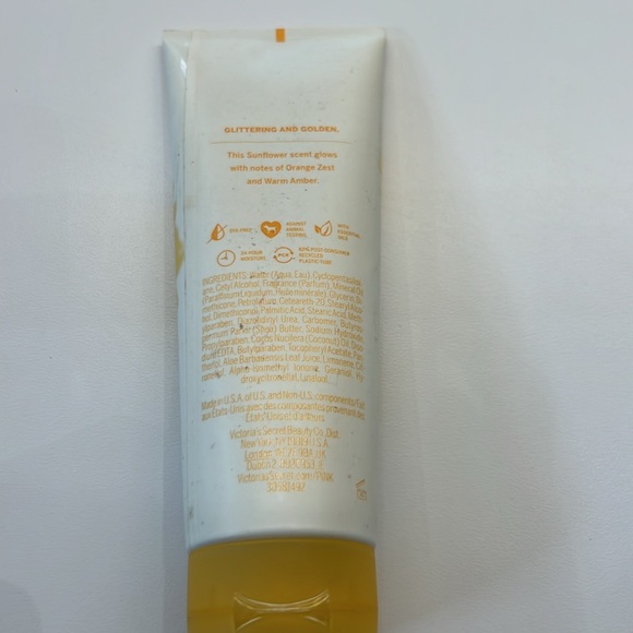 Victorias Secret PINK Sunflower Glow 24 Hour Moisture BODY LOTION 8 oz New - Picture 2 of 5